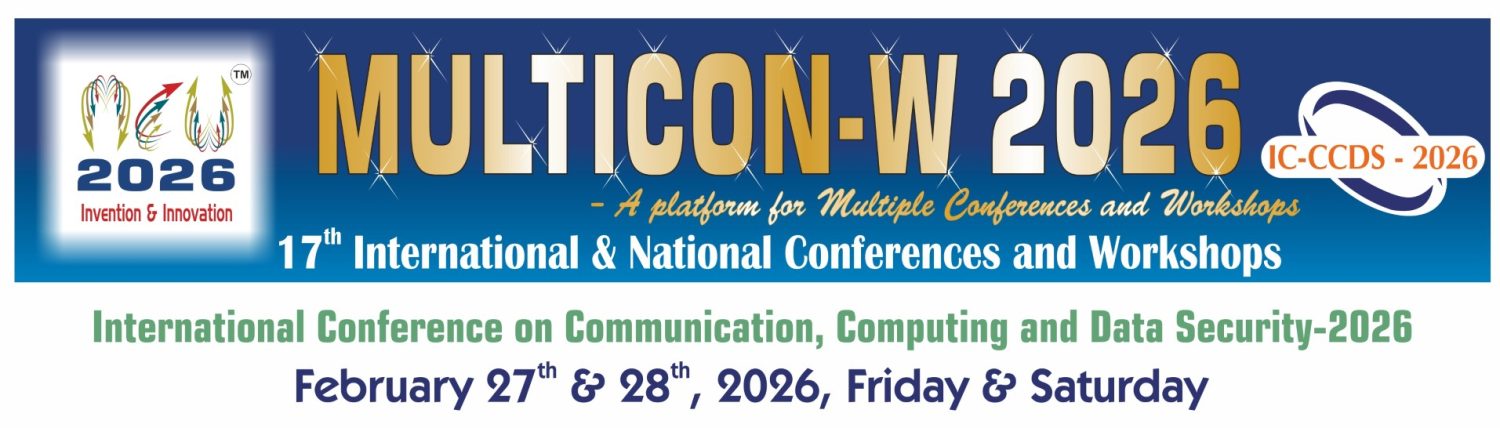 International Conference on Communication, Computing and Data Security-2023 (ICCCDS – 2023) 
