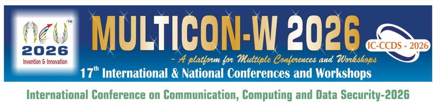 International Conference on Communication, Computing and Data Security-2023 (ICCCDS – 2023) 